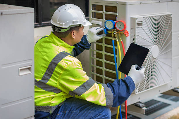 Professional Air Conditioning Repair technician working in Fredericksburg, TX